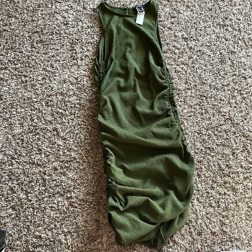 Green tight mini dress. Size: S